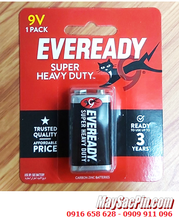 Eveready 1222-BP1 ; Pin 9v Eveready 1222-BP1 Heavy Duty _ Made in Singapore (Loại Vỉ 1viên)